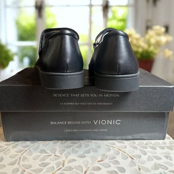 Vionic Uptown Leather Mary Jane Flats Comfort Shoes Women’s Size 11 W New in Box - Picture 11 of 14